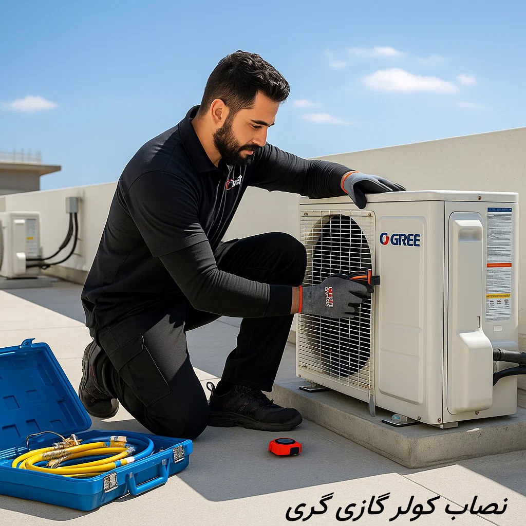 خدمات کولر گازی در جنوب تهران مدل گری نصب کولر گازی جنوب تهران برند گری